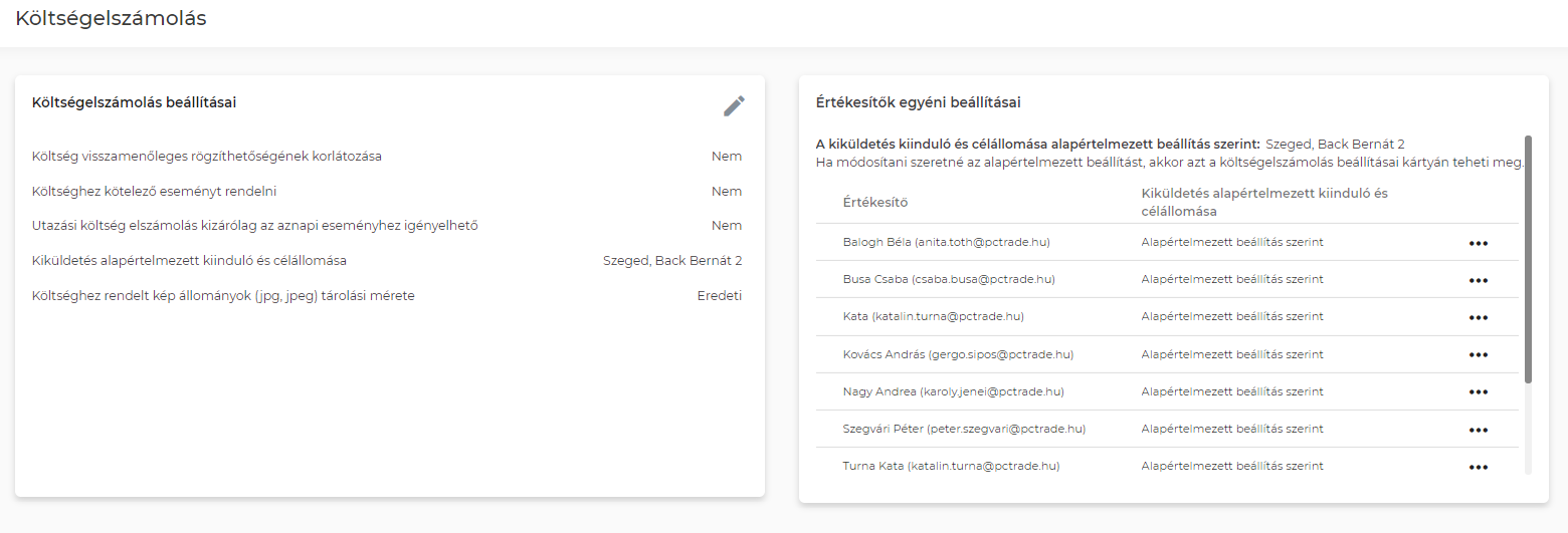 "Költségelszámolás"
