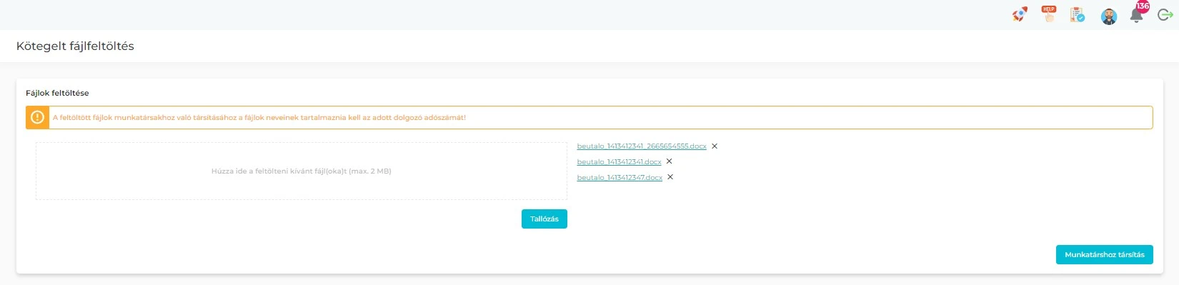 Kötegelt fájlfeltöltés 2